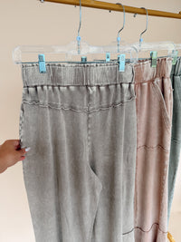 Flare Mineral Wash Pant - 3 Colors!