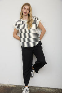 Elastic Waist Casual Pant