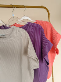 Ribbed Tee - 3 Colors!