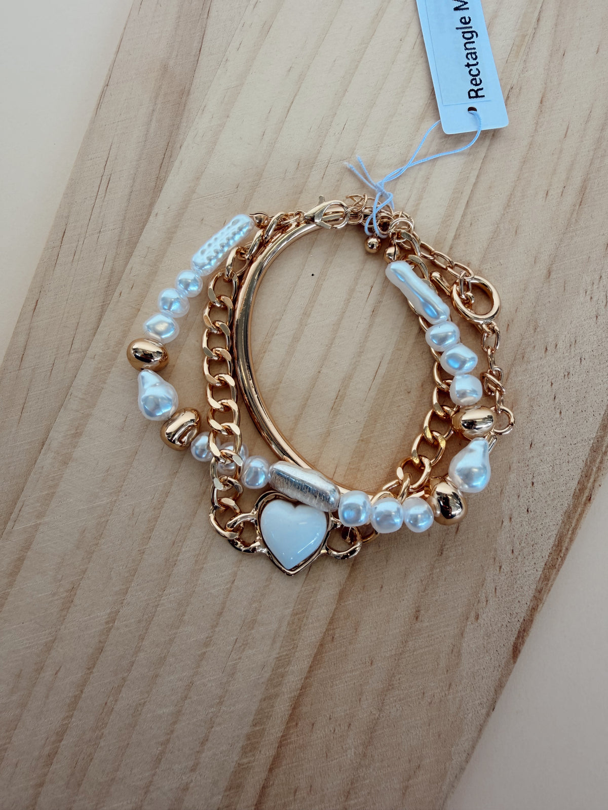 Rectangle Multi Bracelet Set