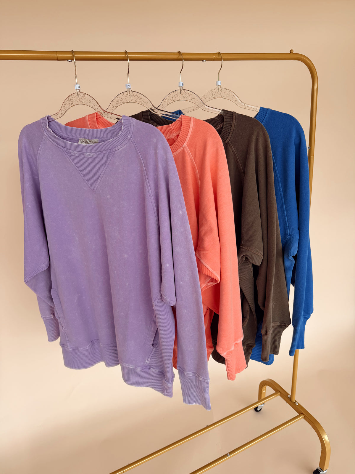 Pigment Dyed SS with Pockets - 4 Colors!