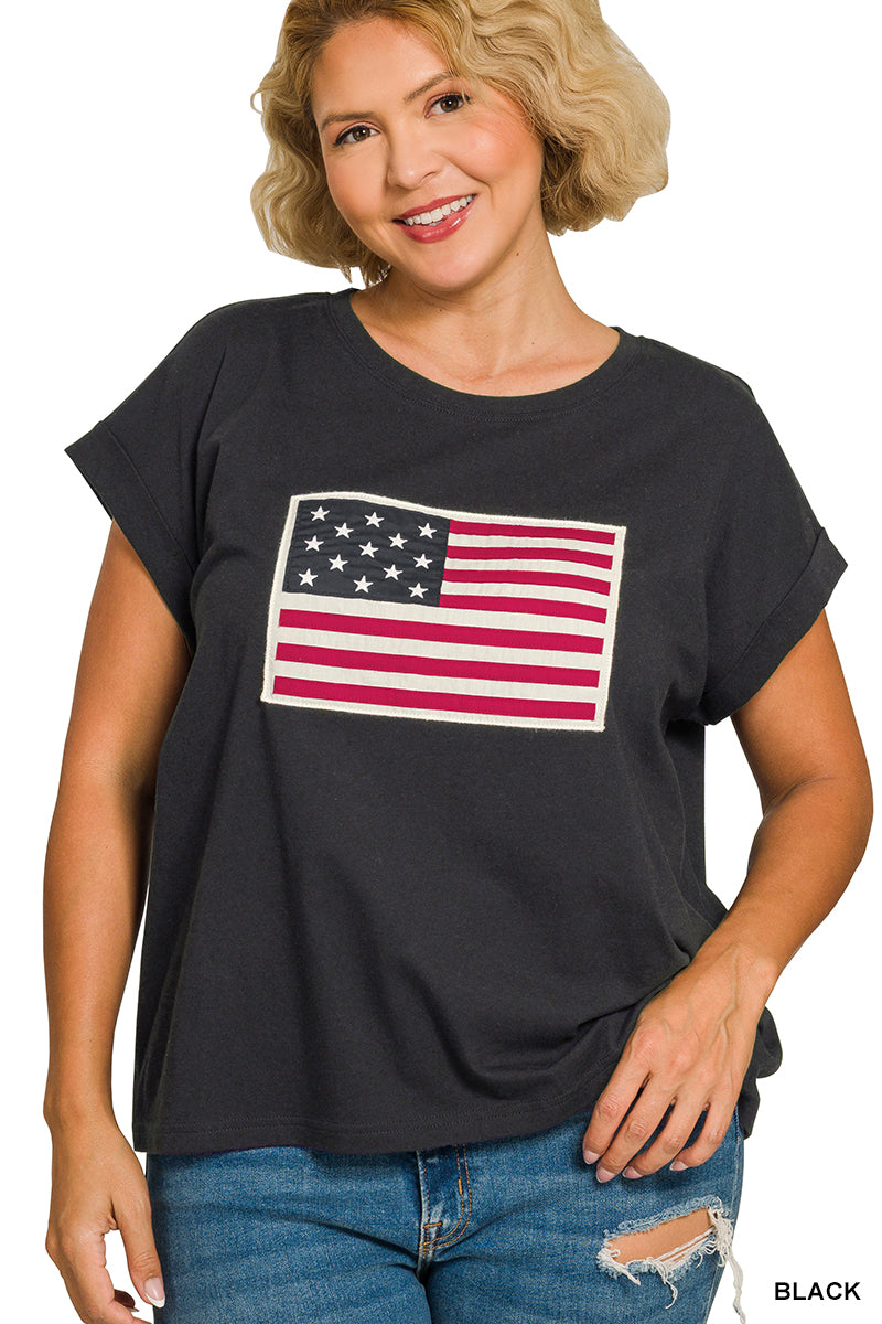 USA Flag Tee - 4 Colors!