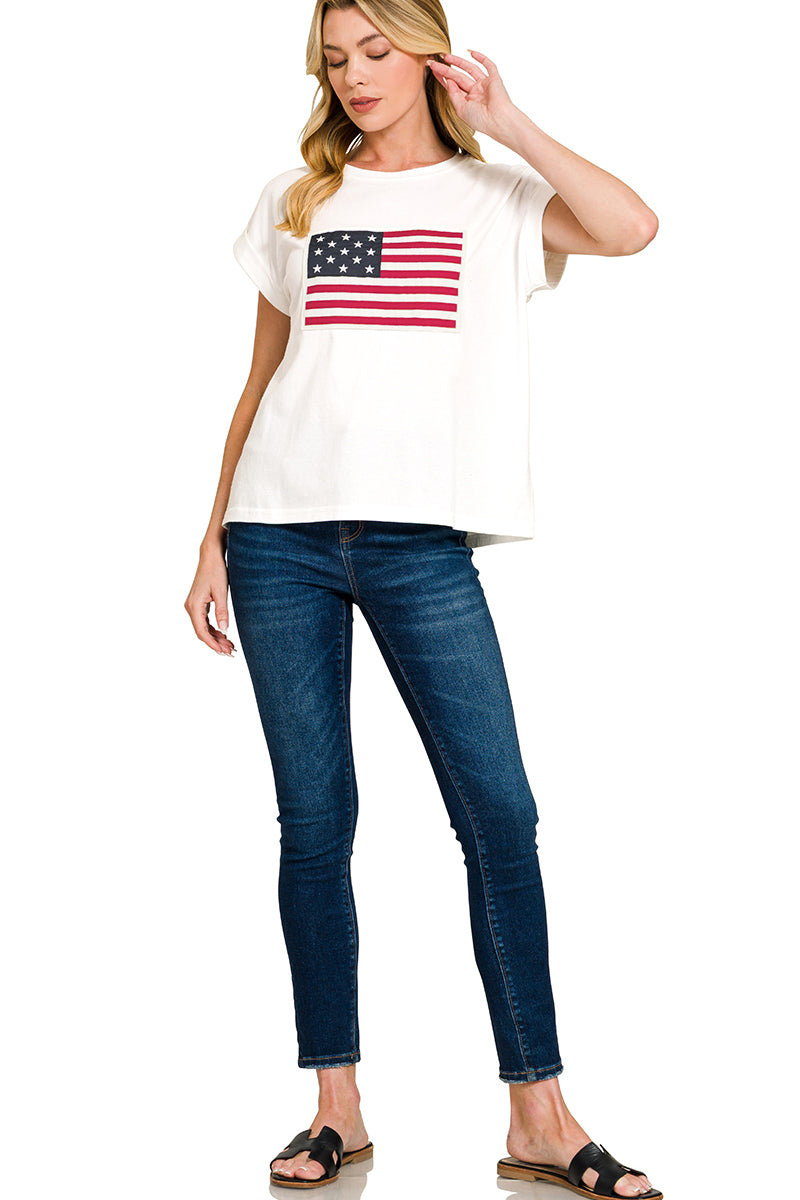 USA Flag Tee - 4 Colors!