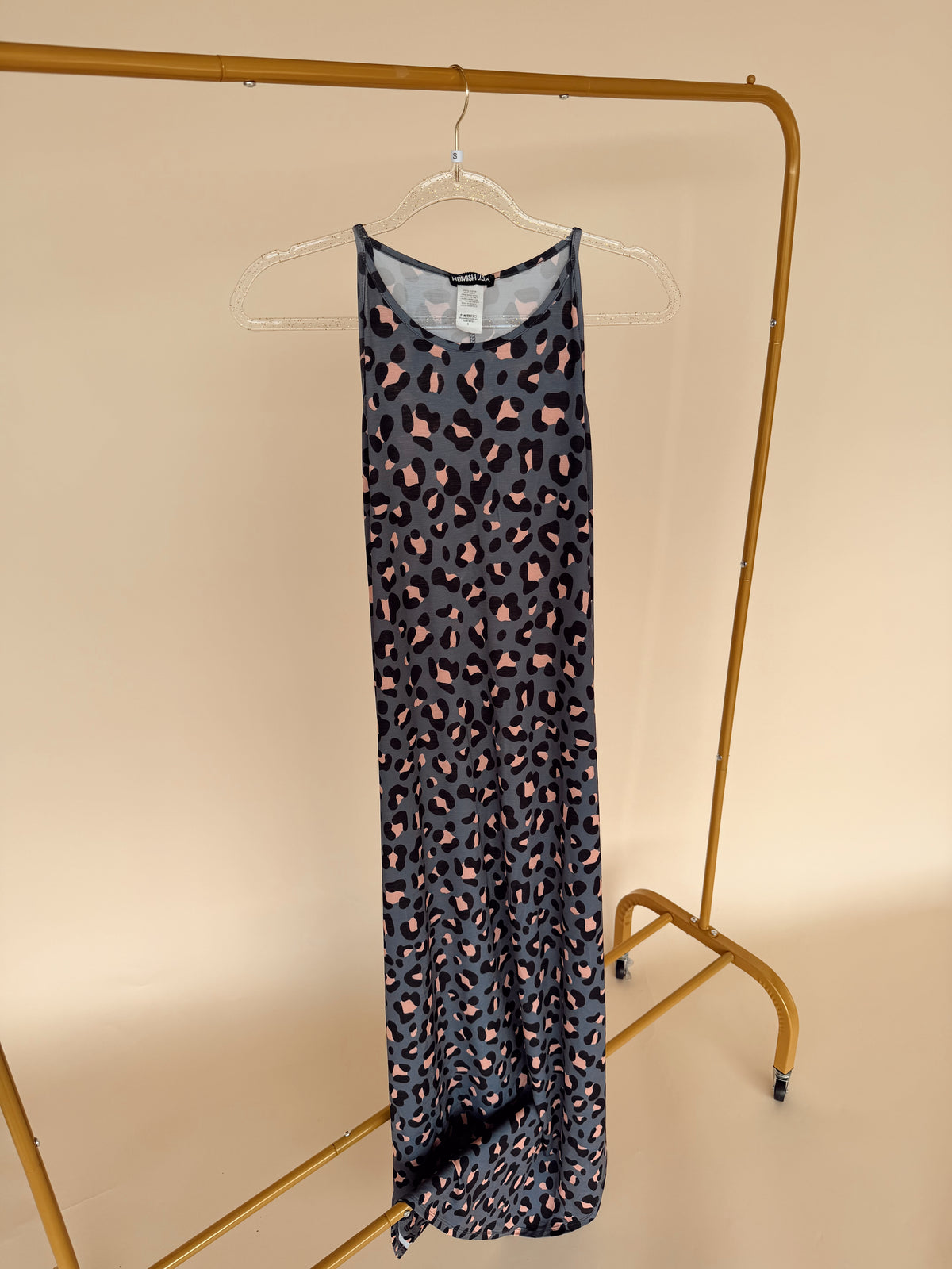 Leopard Print Maxi Dress