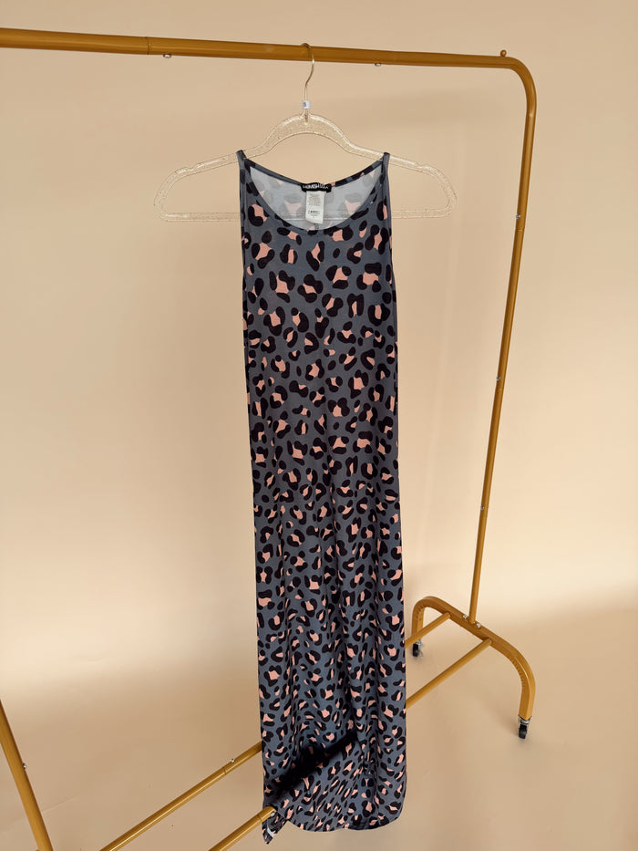 Leopard Print Maxi Dress