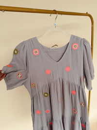 Embroidery Dress Mushroom