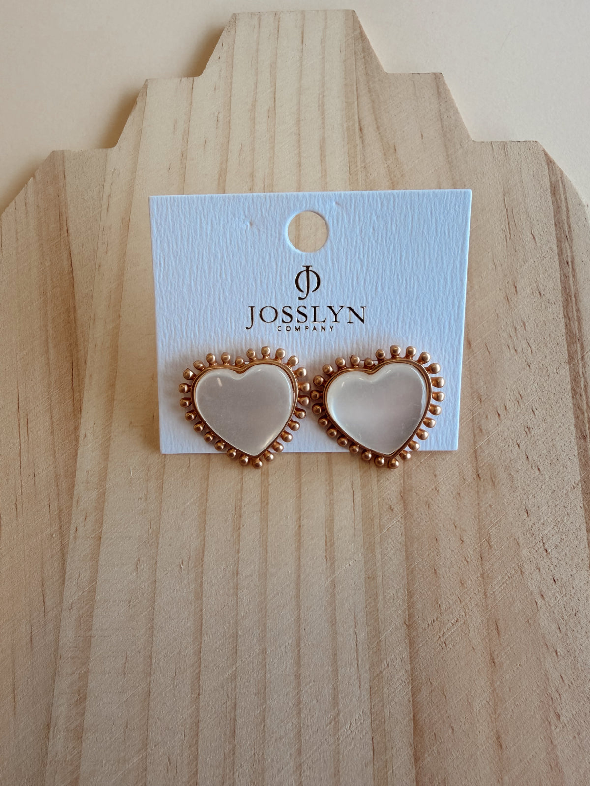 Cateye Heart Earrings