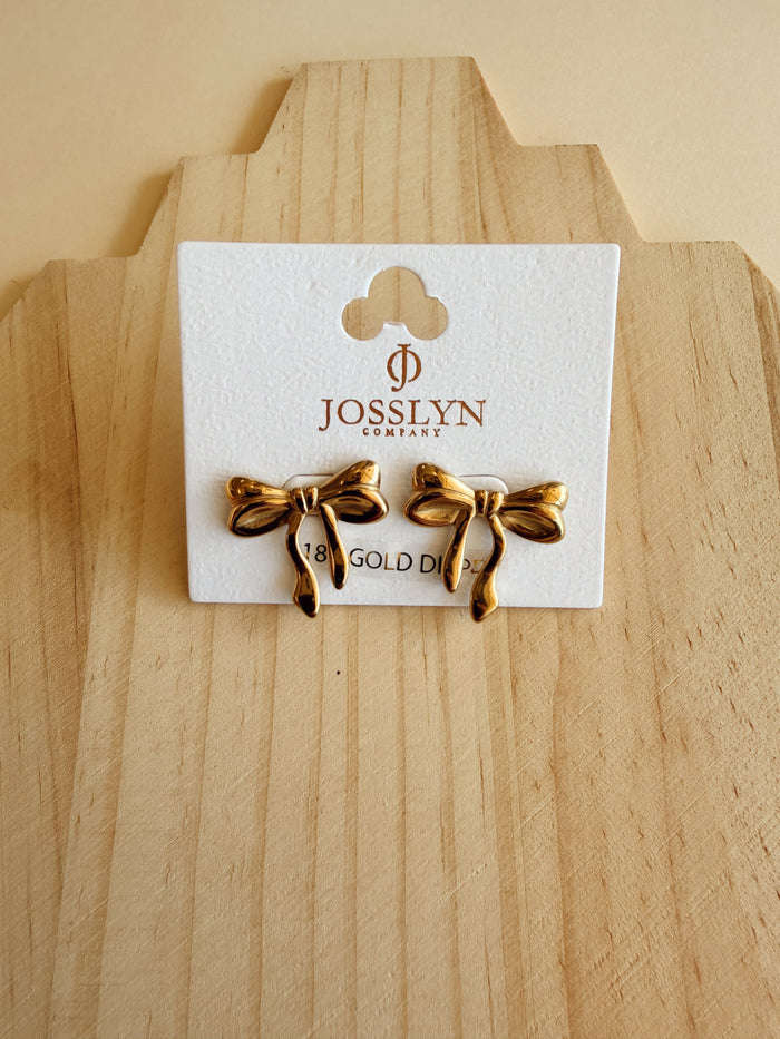 18K SS TF Bow Studs