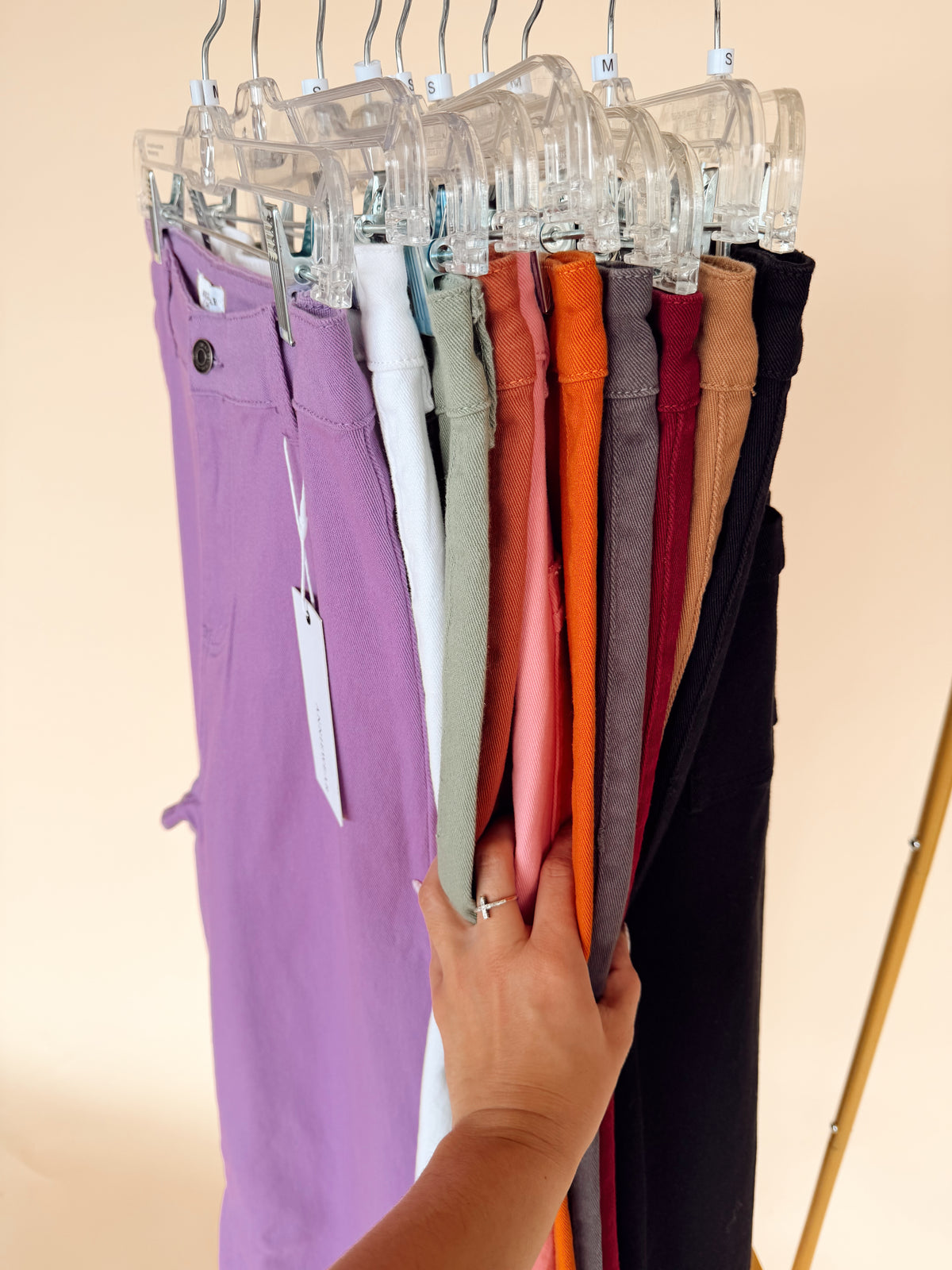 Stretch Wide Leg Denim Jean - 10 Colors