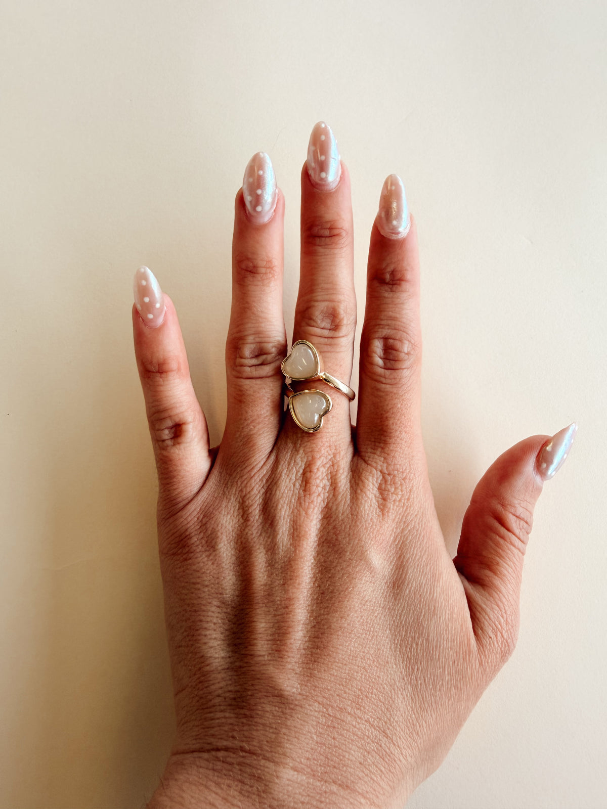 Acrylic Heart Ring