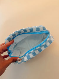Checker Cosmetic Bag - 2 Colors