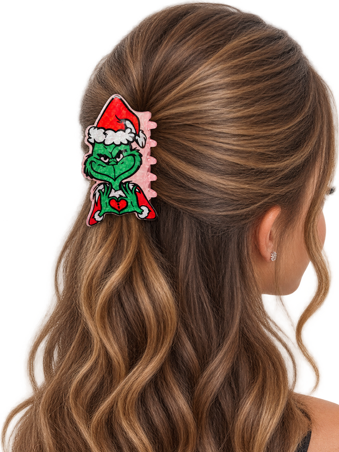 Mean One Heart Hair Clip