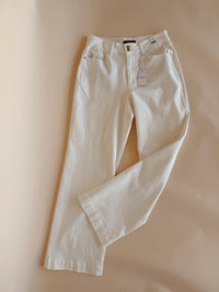 HW Double Button WB & Coin Embroidery Trouser Wide Cut