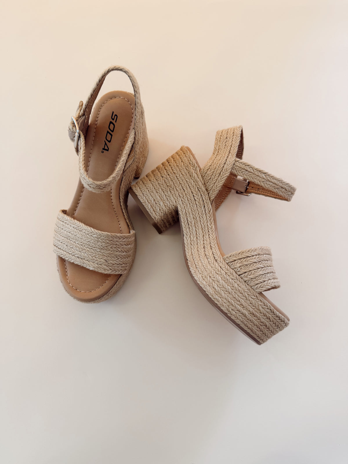 Castle Tan Wedges