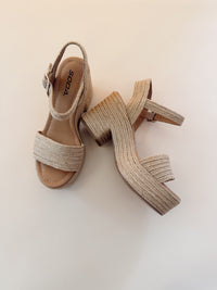 Castle Tan Wedges