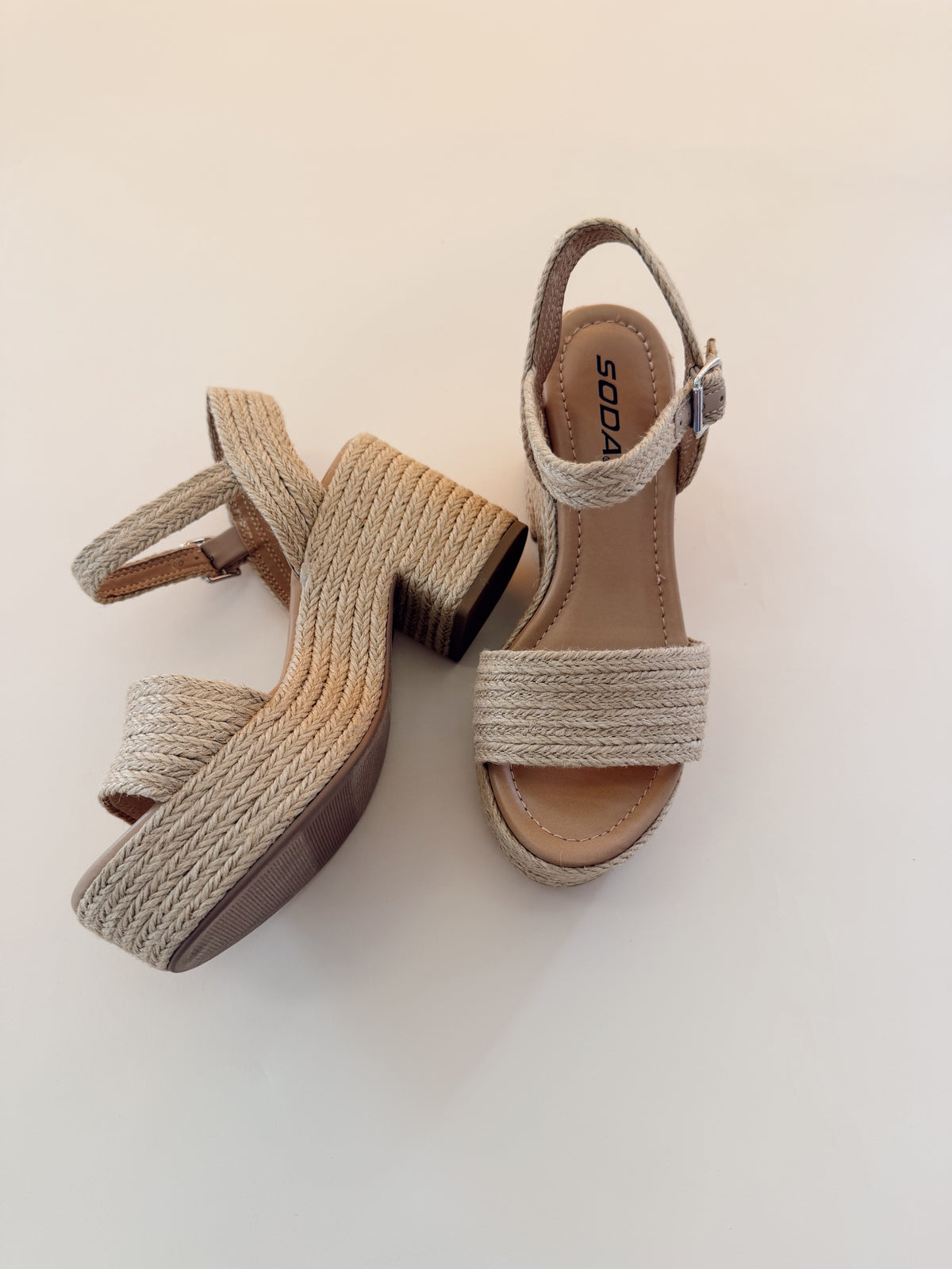 Castle Tan Wedges