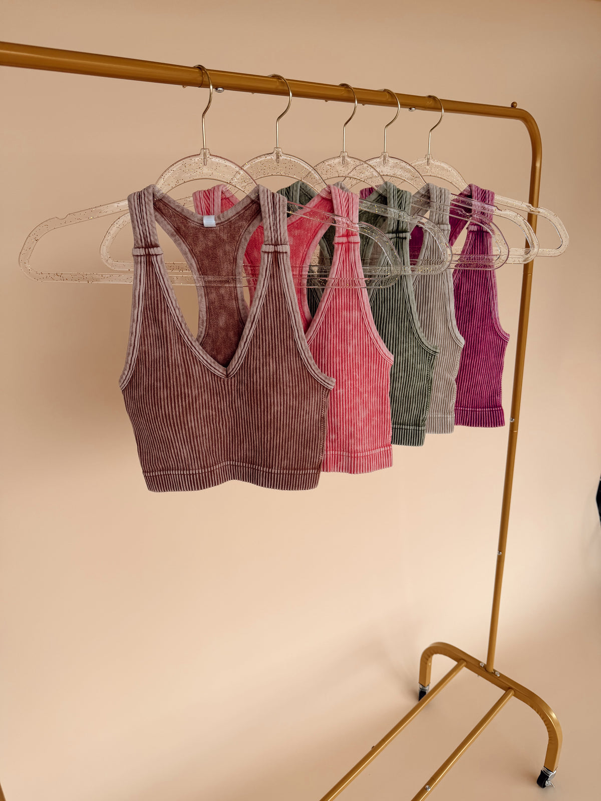 Zenana Razorback Bra Tank - 5 Colors!