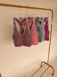 Zenana Razorback Bra Tank - 5 Colors!
