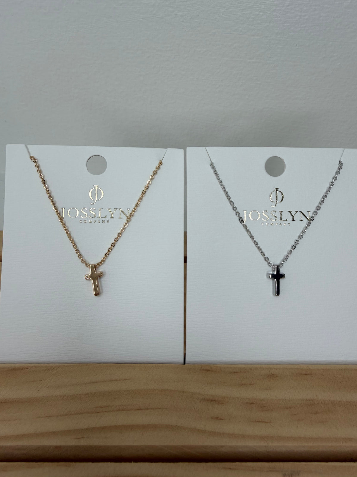 Cross Necklace- 2 Colors!