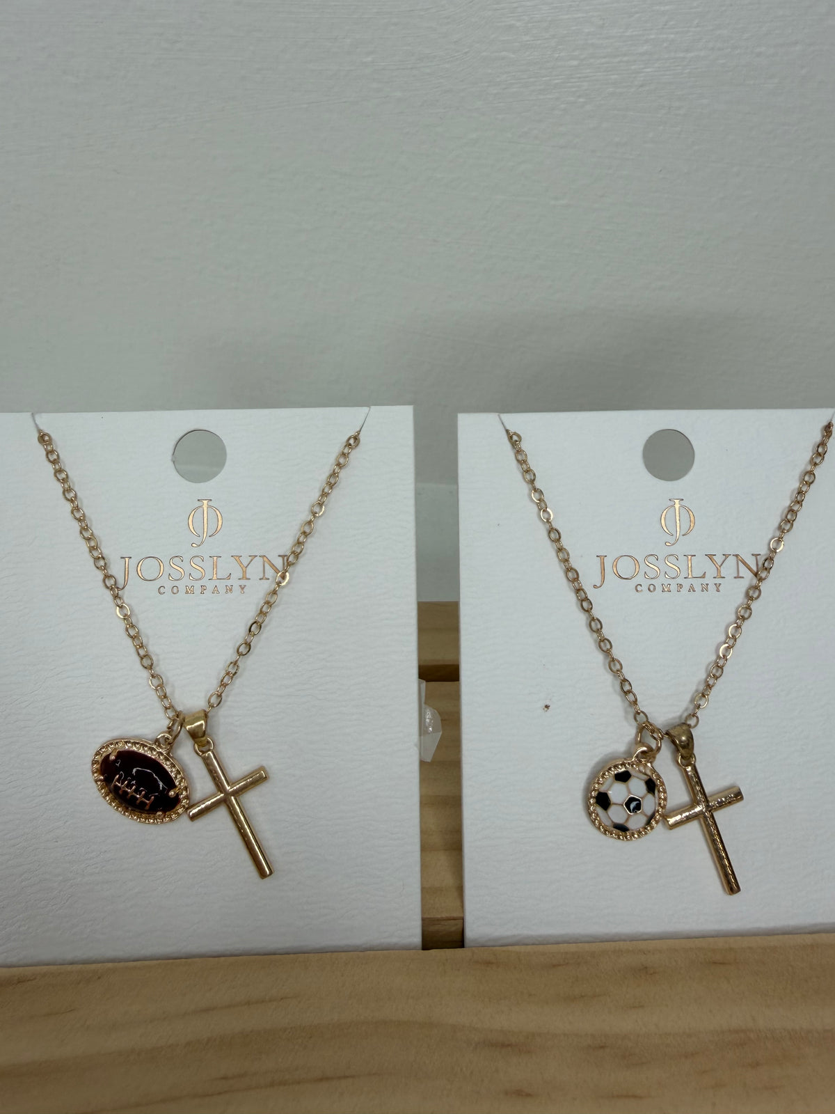 Sports Cross Necklace- 2 Styles!