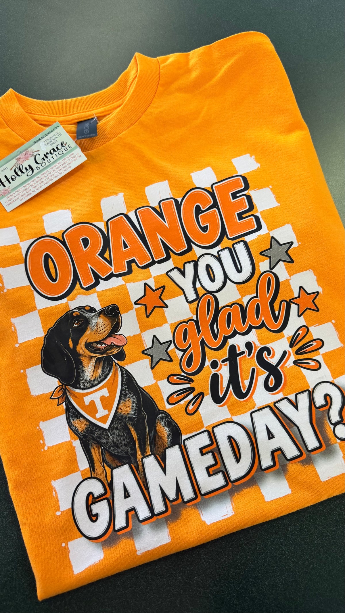Orange You Glad It's Gameday Tee in Orange