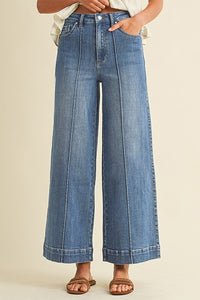 Stretch High Rise Pintuck Jeans- 3 Colors!