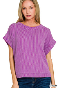 Ribbed Tee - 3 Colors!