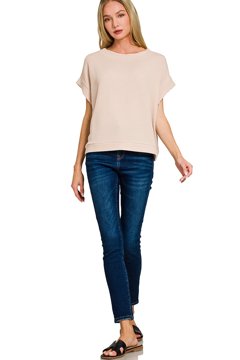 Ribbed Tee - 3 Colors!