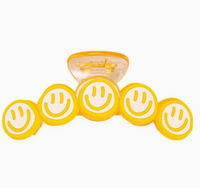 Smiley Claw Clip- 2 Colors!