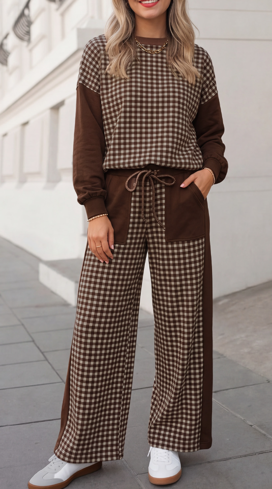 Plaid Patchwork Set - 2 Colors!