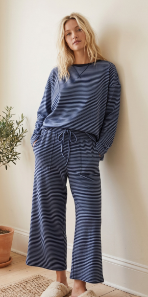 Striped Relaxed Knit Set - 3 Colors!