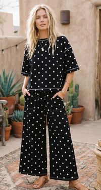Scuba Polka Dot SS Set - 2 Colors!