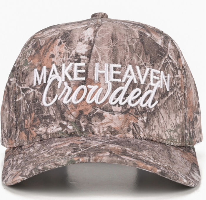 C.C. Make Heaven Crowded Camo Trucker Hat