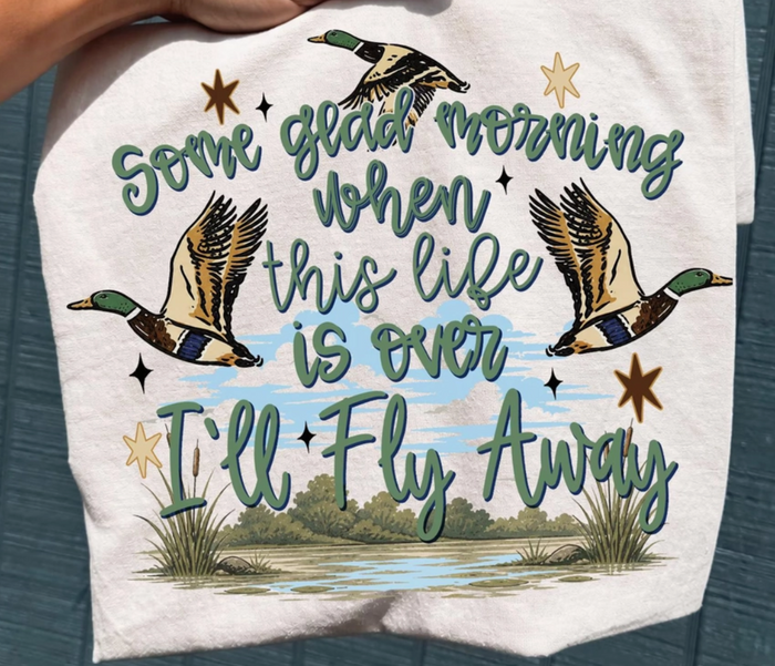 I'll Fly Away Duck Tee in Ivory
