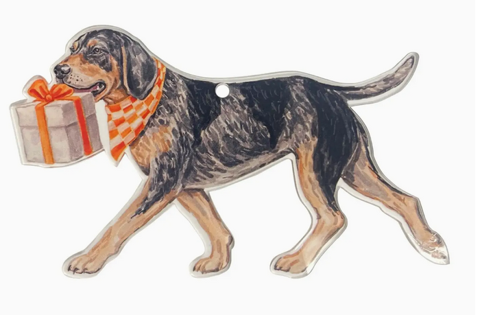 Bluetick Coonhound Ornament With Gift