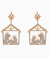 Nativity Scene Earrings