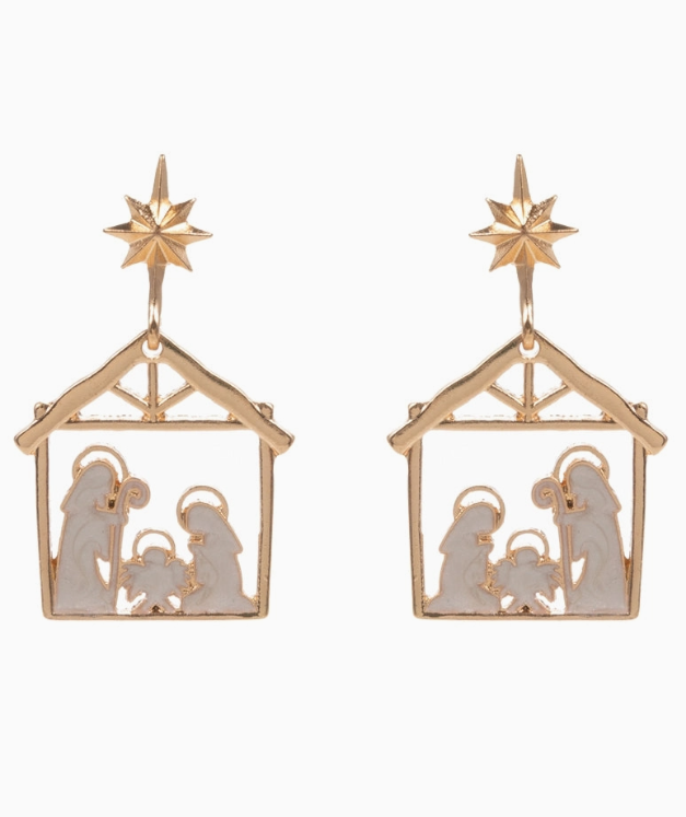 Nativity Scene Earrings