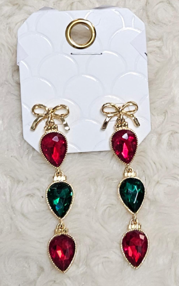 Light Bulb Link Drop Earrings