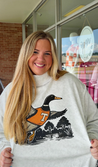 TN Mallard Duck Mock Neck