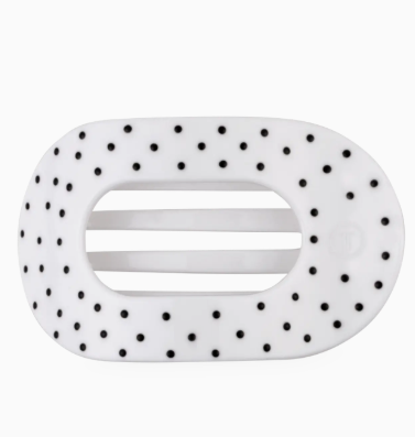 Large Flat Round Hair Clip- 2 Colors