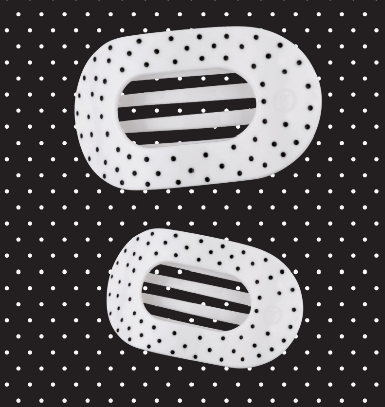 Medium Flat Round Hair Clip- 2 Colors