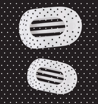 Medium Flat Round Hair Clip- 2 Colors