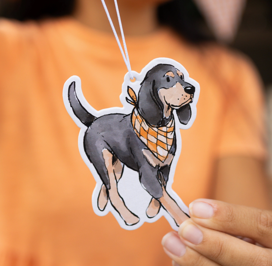 Bluetick Coonhound Standing Air Freshener
