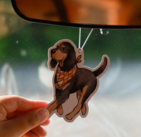 Bluetick Coonhound Standing Air Freshener