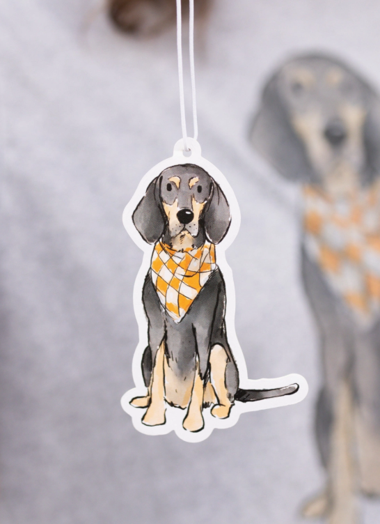 Bluetick Coonhound Sitting Air Freshener