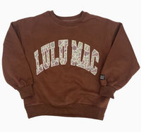 Lulu Mac Brown With Camo Stitch