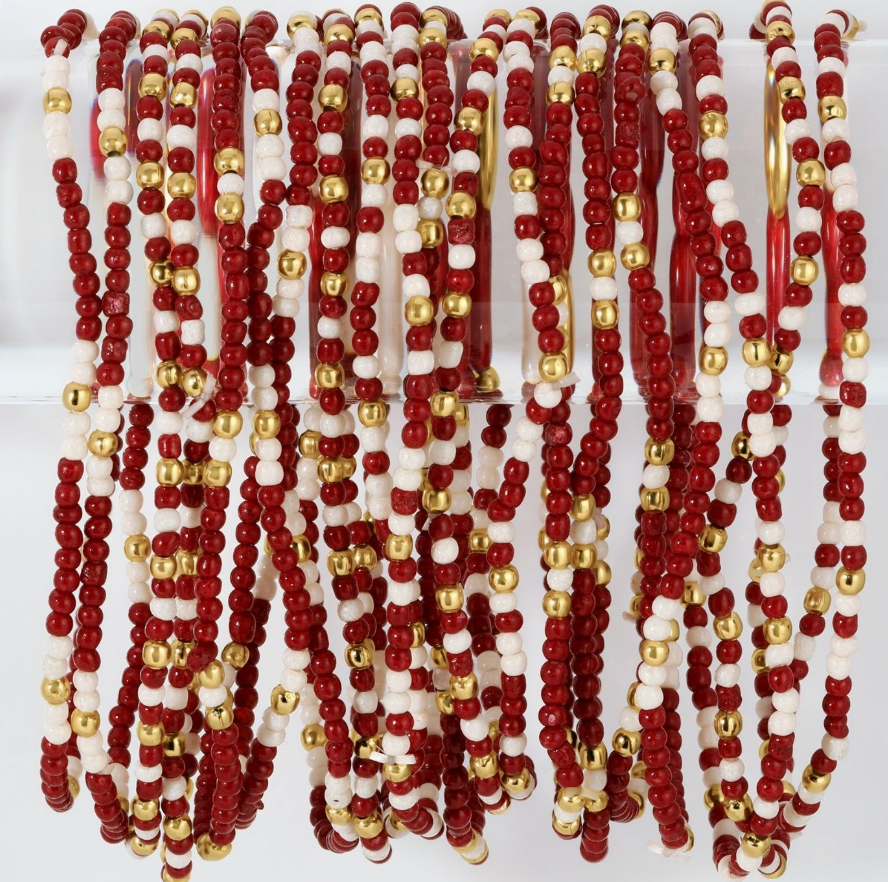 Gameday Beaded Bracelets- 12 colors!