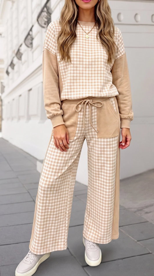 Plaid Patchwork Set - 2 Colors!