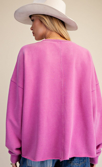 LS Flower Patch Pullover - 2 Colors!