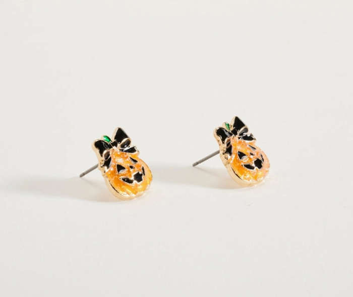 Halloween Pumpkin Earrings